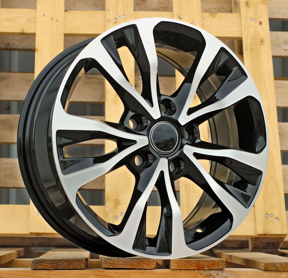  R16x6.5 5X114.3 ET 40 60.1 B5212 Black Polished (MB) For TOYOT (R+P) 6.5x16 ET40 5x114.3