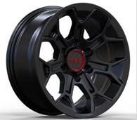  R17x8 6X139.7 ET 5 106.1 Y1203 Black Half Matt (BLHM) For TOYOT (P2) 8x17 ET5 6x139.7