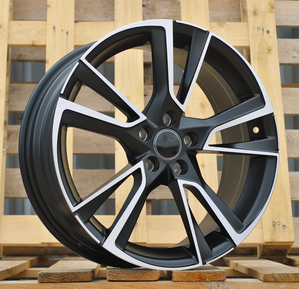 R17x7 5X100 ET 46 57.1 IN3627F (YF5767) Black Polished Half Matt (MBHM) For SKODA (Z5) (HYBRID FORGED) 7x17 ET46 5x100