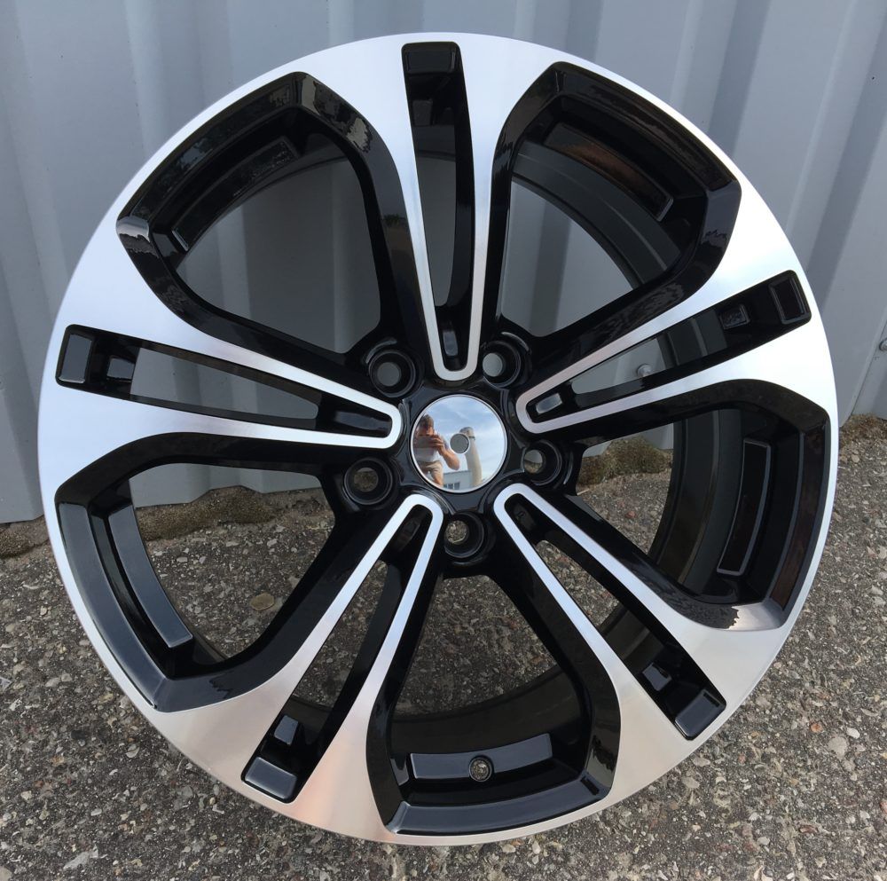  R17x7 5X114.3 ET 40 67.1 B1249 Black Polished (MB) For KIA (Z1+Z4) 7x17 ET40 5x114.3