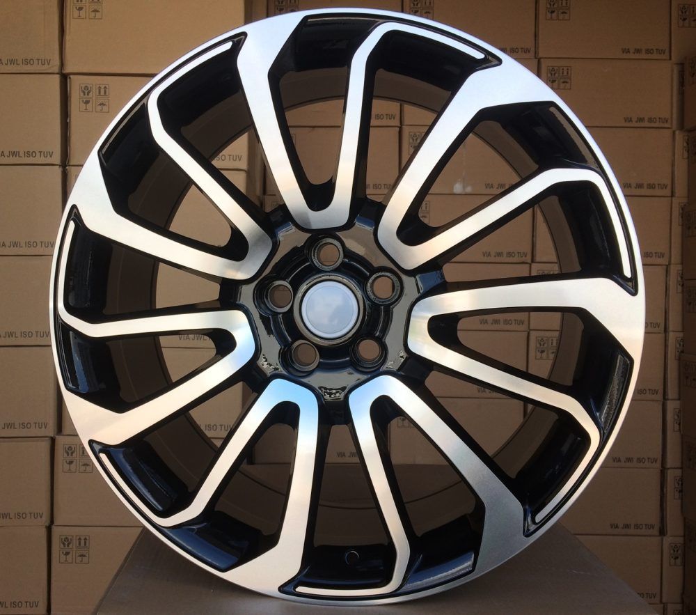  R20x9.5 5X120 ET 49 72.6 BY959 Black Polished (MB) For LAND (Z1) 9.5x20 ET49 5x120