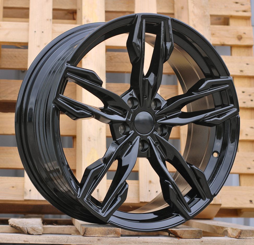 R21x9.5 5X112 ET 43 66.6 YF5718 Black (BL) For BMW (Z4) ((X3) HYBRID FORGED Rear+Front) 9.5x21 ET43 5x112