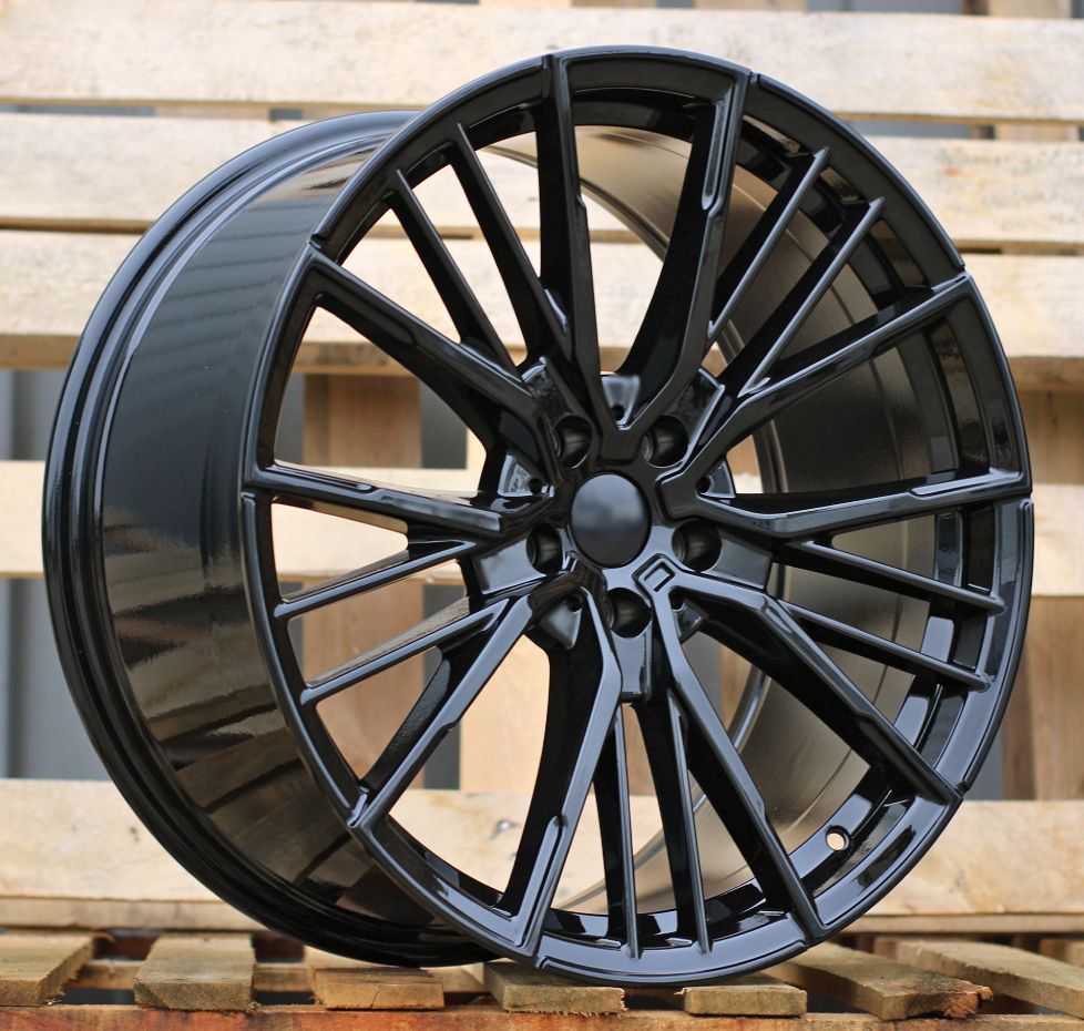  R20x9.5 5X112 ET 37 66.6 I5498 Black (BL) For BMW (K7) (Rear+Front) 9.5x20 ET37 5x112