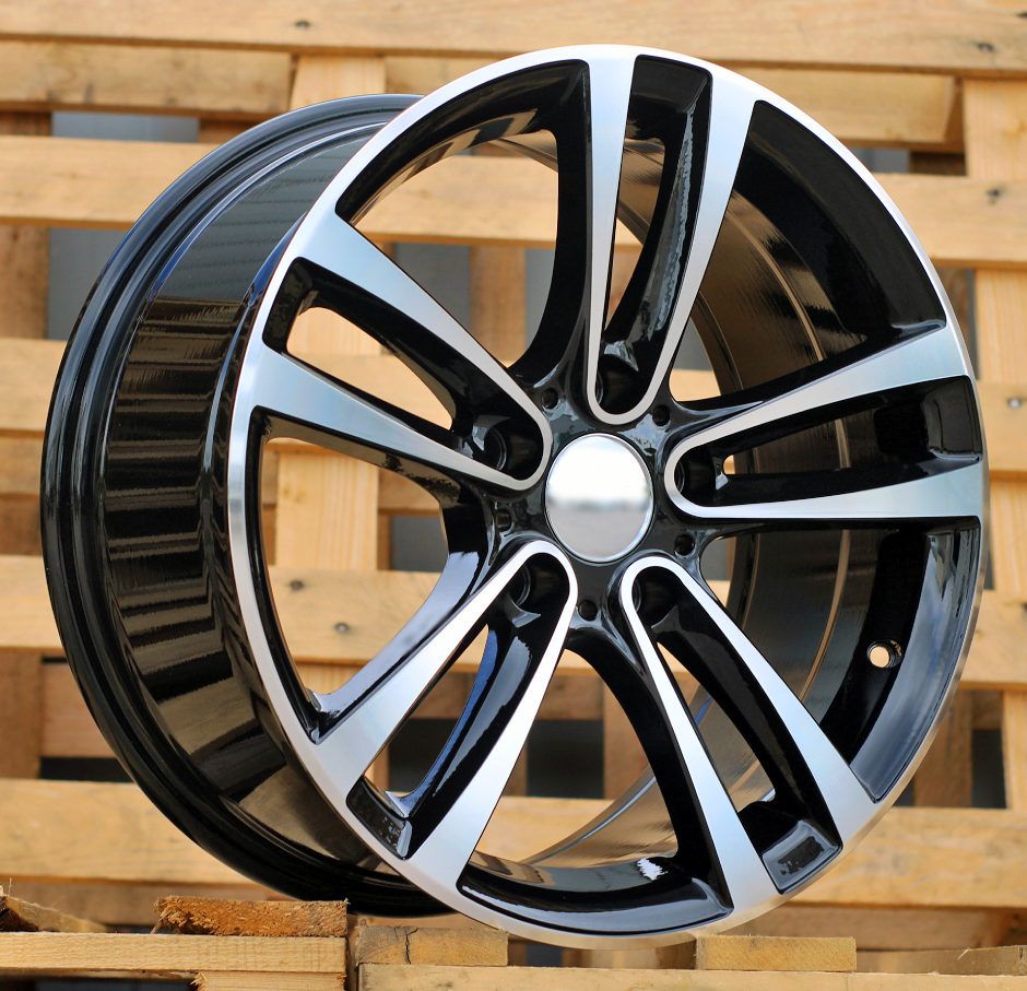 R17x8 5X120 ET 34 72.6 A5035 Black Polished (MB) For BMW (P) 8x17 ET34 5x120