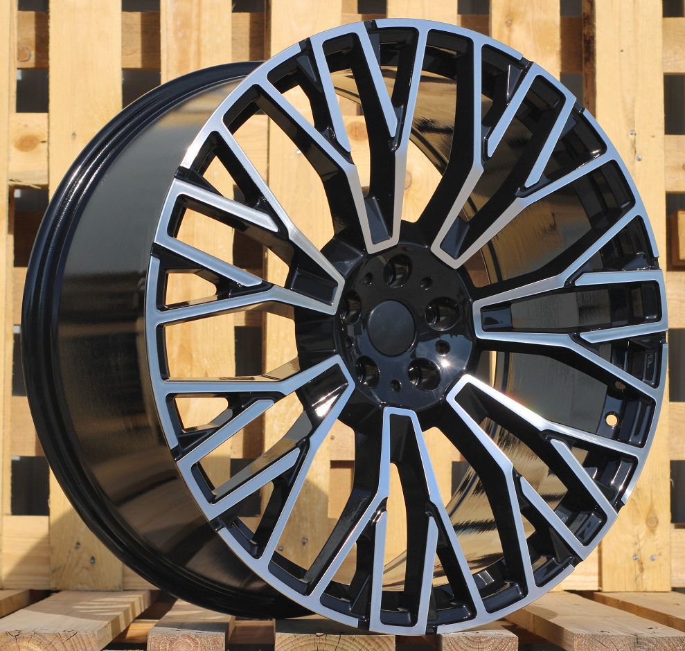  R20x9 5X112 ET 35 66.6 3S1111 Black Polished (MB) BMW (K4) (New BMW X5 (Rear+Front) HYBRID FORGED) 9x20 ET35 5x112