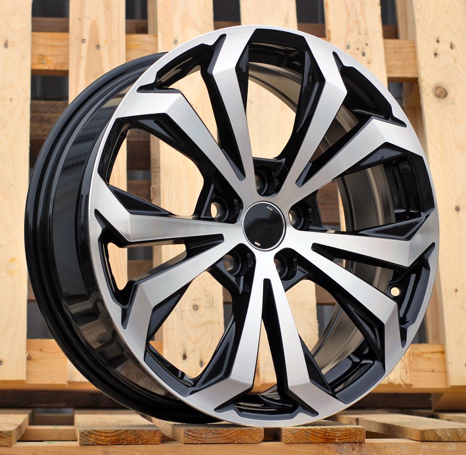  R18x7 5X114.3 ET 35 60.1 Y1133 (FBX247) Black Polished (MB) For TOYOT (Z7) (HYBRID FORGED New RAV-4) 7x18 ET35 5x114.3