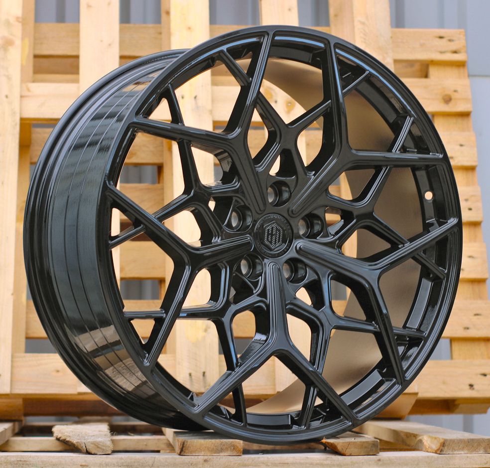 R23x10 5X120 ET 38 72.6 HF5210 Gloss Black (GB) For LAND (Z5) (HYBRID FORGED) 10x23 ET38 5x120