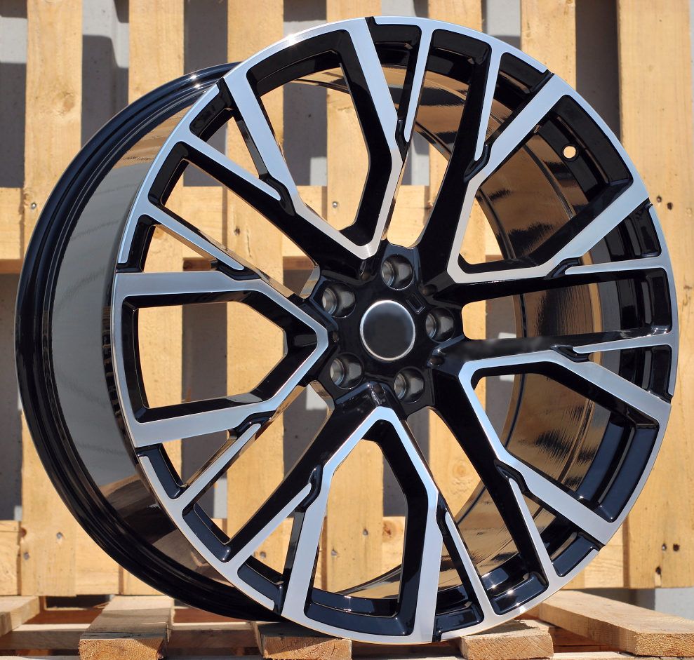 R20x10.5 5X112 ET 40 66.6 B5769 Black Polished (MB) BMW (K2) (Rear+Front) 10.5x20 ET40 5x112