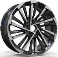  R18x7.5 5X112 ET 40 57.1 FBX261 Black Polished (MB) For SKODA (Z5) (HYBRID FORGED) 7.5x18 ET40 5x112