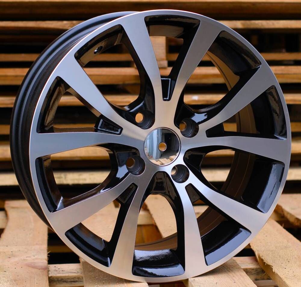 R15x6.5 4X100 ET 40 54.1 BK715 Black Polished (MB) For HYUND (R) 6.5x15 ET40 4x100