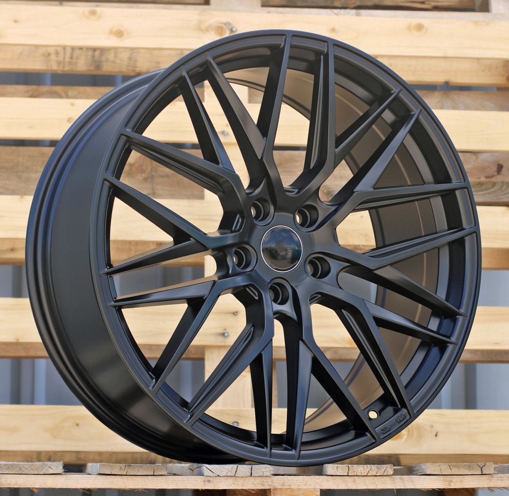  R20x8.5 5X114.3 ET 40 73.1 HX035 (B5902) Black Half Matt (BLHM) For HAXER (Z7) 8.5x20 ET40 5x114.3