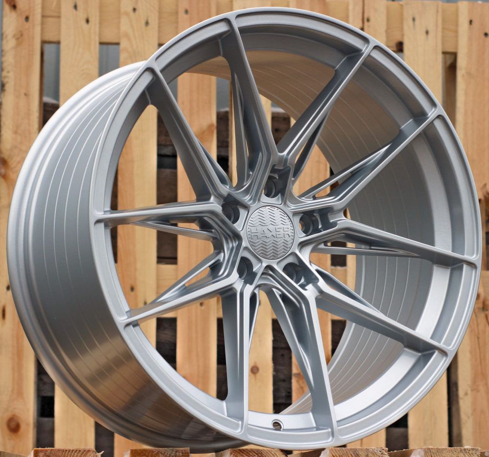  R20x10.5 5X112 ET 38 66.5 HX036 (B5597) Silver Shining (SS) For HAXER (K4+P) (Rear+Front) 10.5x20 ET38 5x112