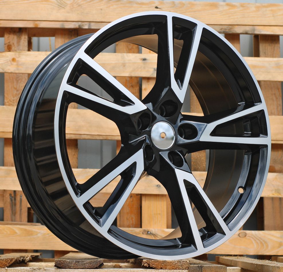  R19x8 5X112 ET 39 66.5 A043 Black Polished (MB) For AUD (P2) 8x19 ET39 5x112