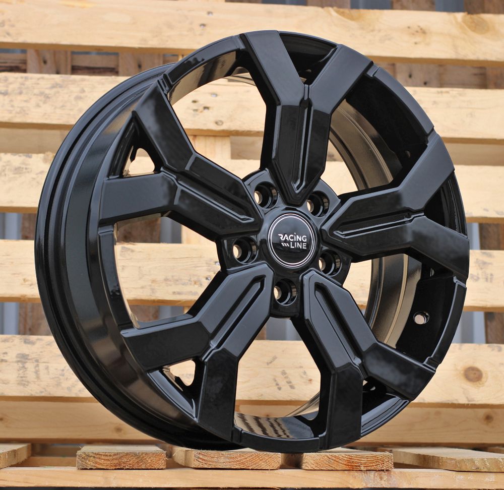  R16x6.5 4X100 ET 45 60.1 B1110 Black (BL) For DACIA (Z4) (NEW Model) 6.5x16 ET45 4x100