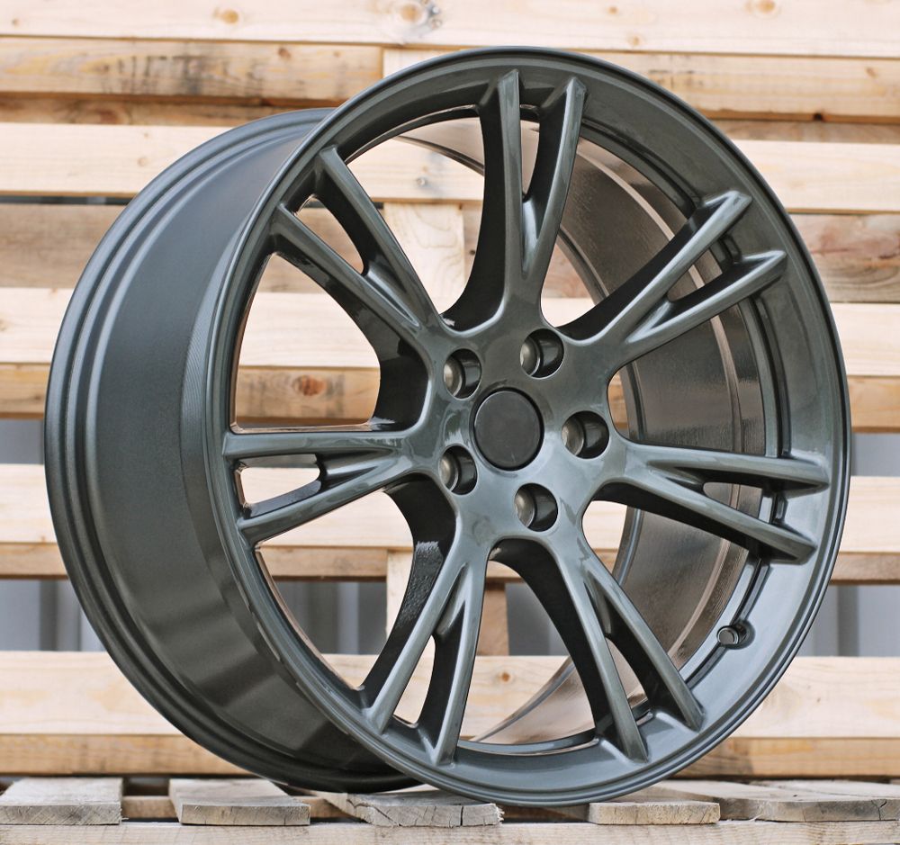 R19x9.5 5X114.3 ET 45 64.1 D2049 (H3135F) Grey (GR) For TESLA (K7) (HYBRID FORGED Model Y) 9.5x19 ET45 5x114.3