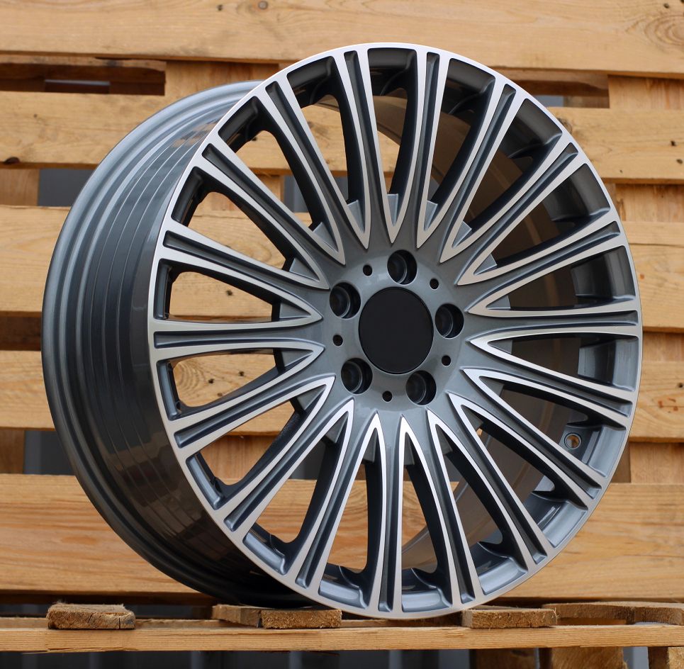 R18x8 5X112 ET 43 66.6 FBX210 Grey Polished (MG) For MER (Z5) (HYBRID FORGED) 8x18 ET43 5x112