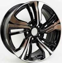 R17x7 5X114.3 ET 45 64.1 B5385 (IN7110) Black Polished (MB) For HOND 7x17 ET45 5x114.3