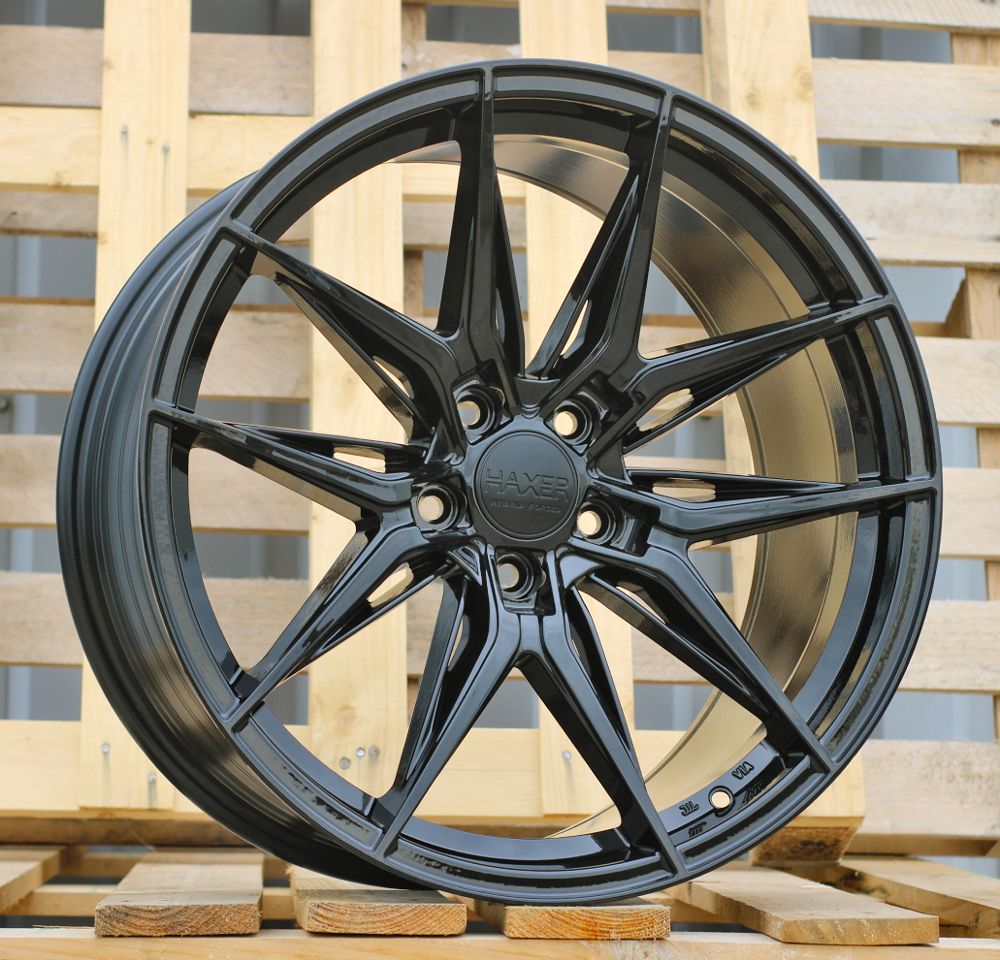  R19x8.5 5X112 ET 25 66.5 HX036 (IN3614F) Black (BL) For HAXER (Z3) (HYBRID FORGED) 8.5x19 ET25 5x112