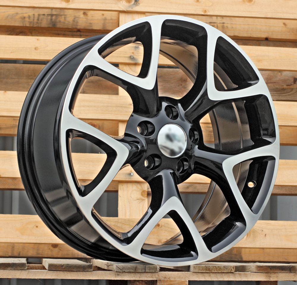 ALU PLATIŠČA R18x8 5X120 ET 42 67.1 E236 (BK518) Black Polished (MB) For OPEL (K4) (Insignia) 8x18 ET42 5x120