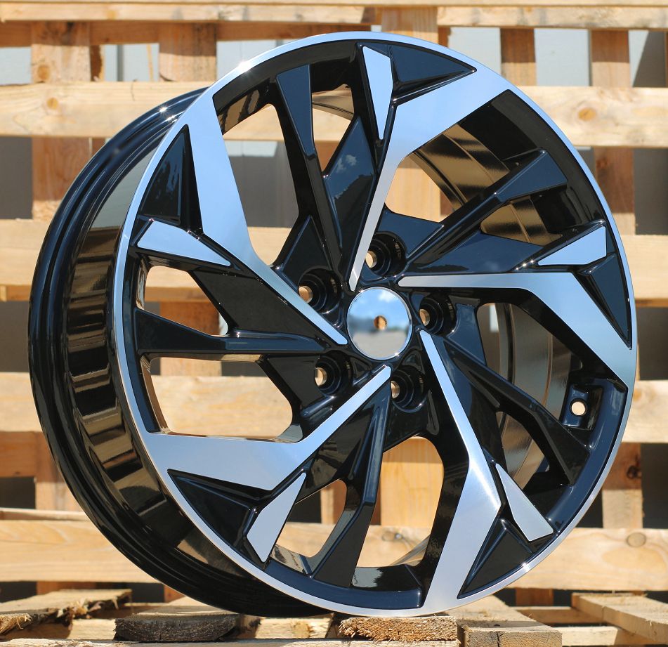  R17x7 5X114.3 ET 43 67.1 B1953 Black Polished (MB) For HYUND (Z2) 7x17 ET43 5x114.3