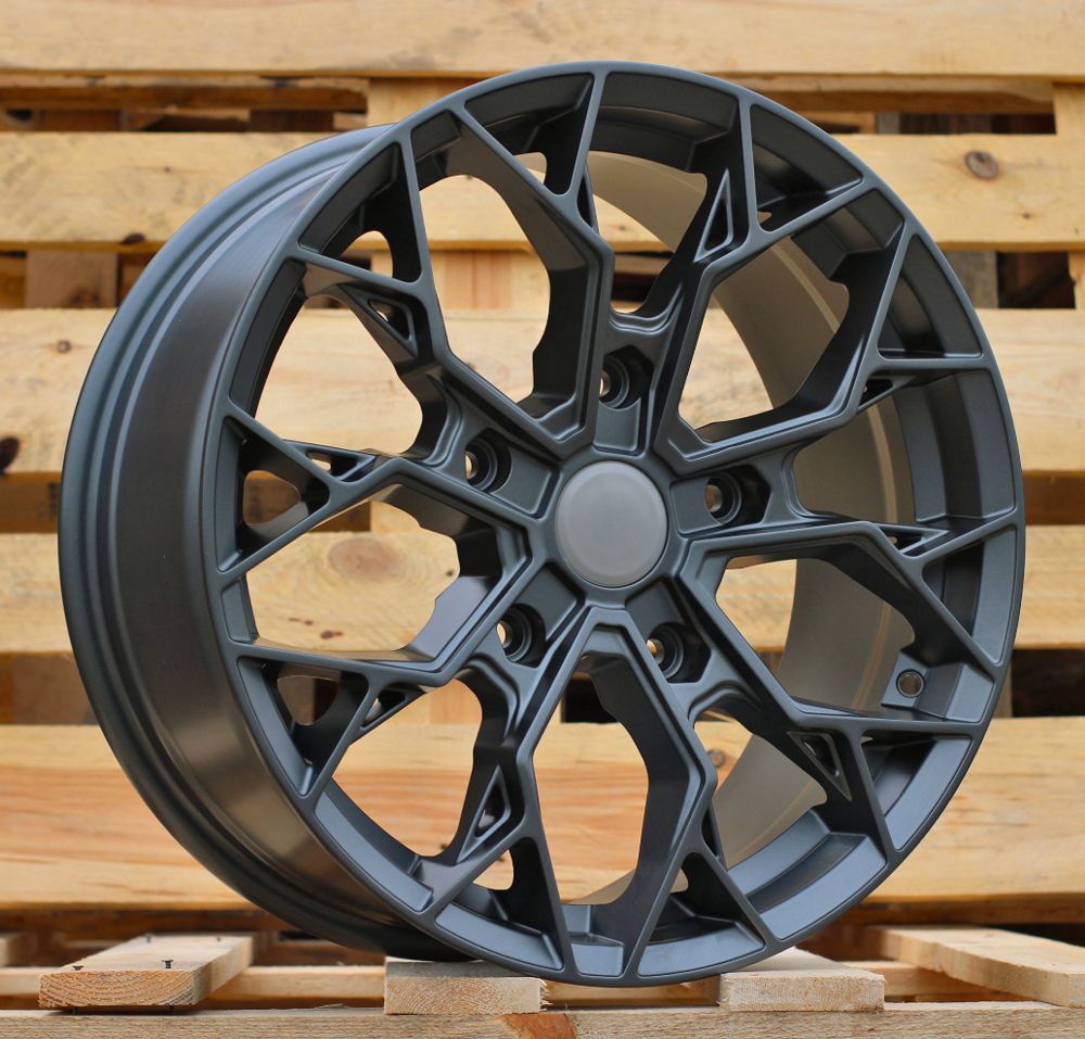 R20x8 5X160 ET 50 65.1 X348 (HF266) Grey Polished Matt (MGM) For FORD (P2) (HYBRID FORGED 1050KG) 8x20 ET50 5x160