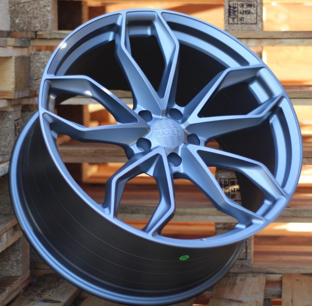  R21x10.5 5X120 ET 38 72.6 HX021 (3S104B) Gun Metal Half Matt (GMHM) For HAXER (K7) (HYBRID FORGED) 10.5x21 ET38 5x120