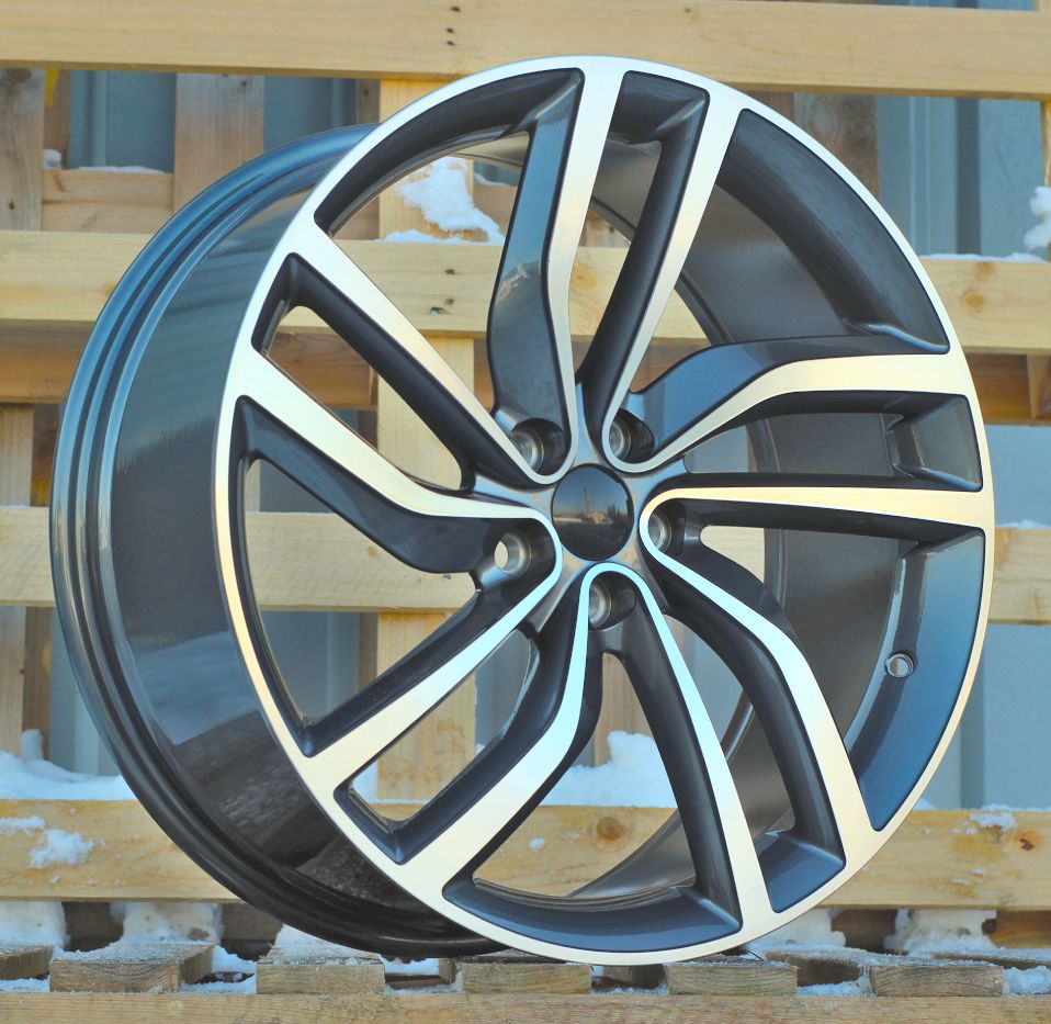  R20x8.5 5X108 ET 40 63.4 HE721 (A394) Grey Polished (MG) For JAGUAR (Z6) 8.5x20 ET40 5x108
