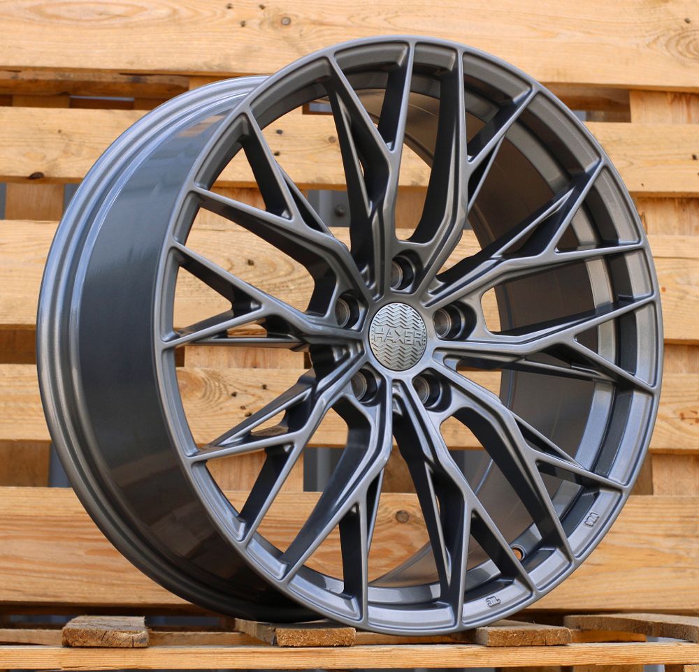  R19x8.5 5X112 ET 40 66.5 HX042 (IN0387) Gun Metal (GM) For HAXER (P1) 8.5x19 ET40 5x112