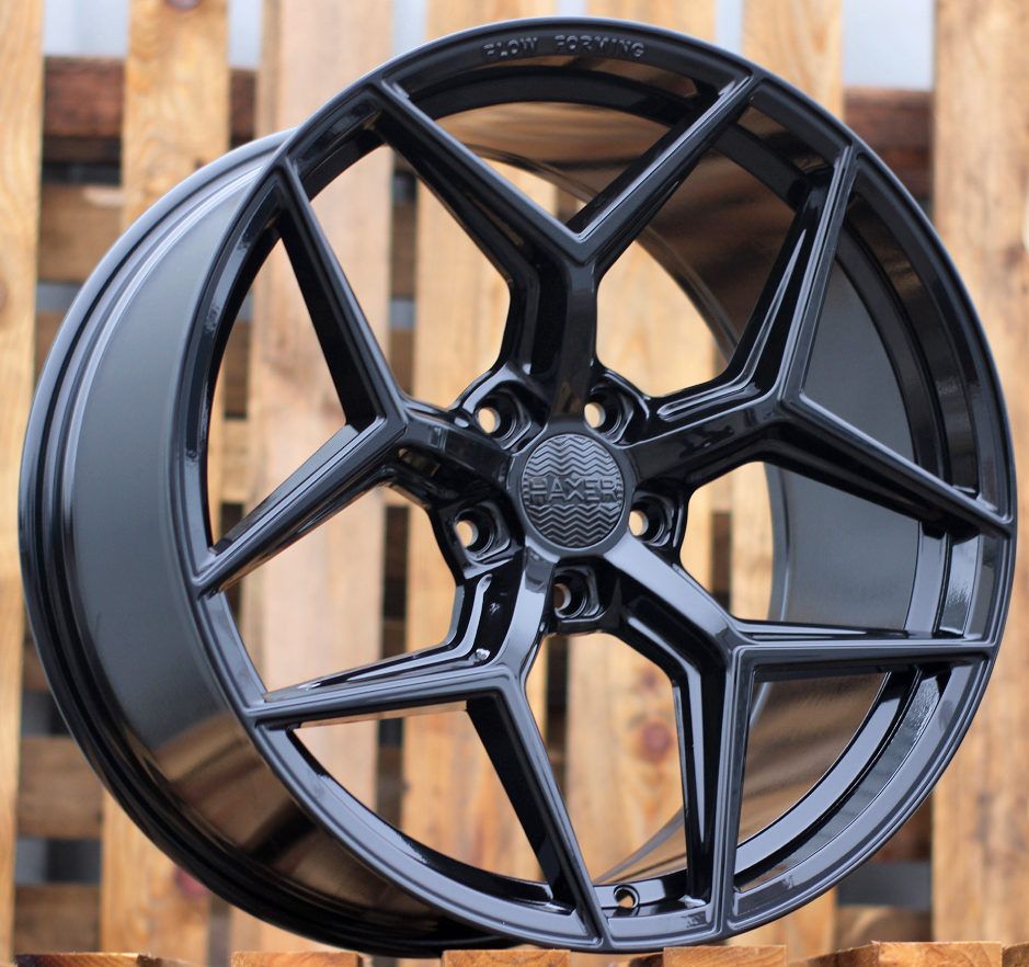  R20x10 5X120 ET 40 72.6 HX04F Black (BL) For HAXER (K4) (HYBRID FORGED (Max Load 815kg.) Front+Rear) 10x20 ET40 5x120