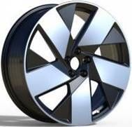  R20x8 5X108 ET 50.5 63.4 SR402 Black Polished (MB) For VOLVO (Z5) (HYBRID FORGED (C40/EC40/XC40/EX40) Front+Rear) 8x20 ET50.5 5x108