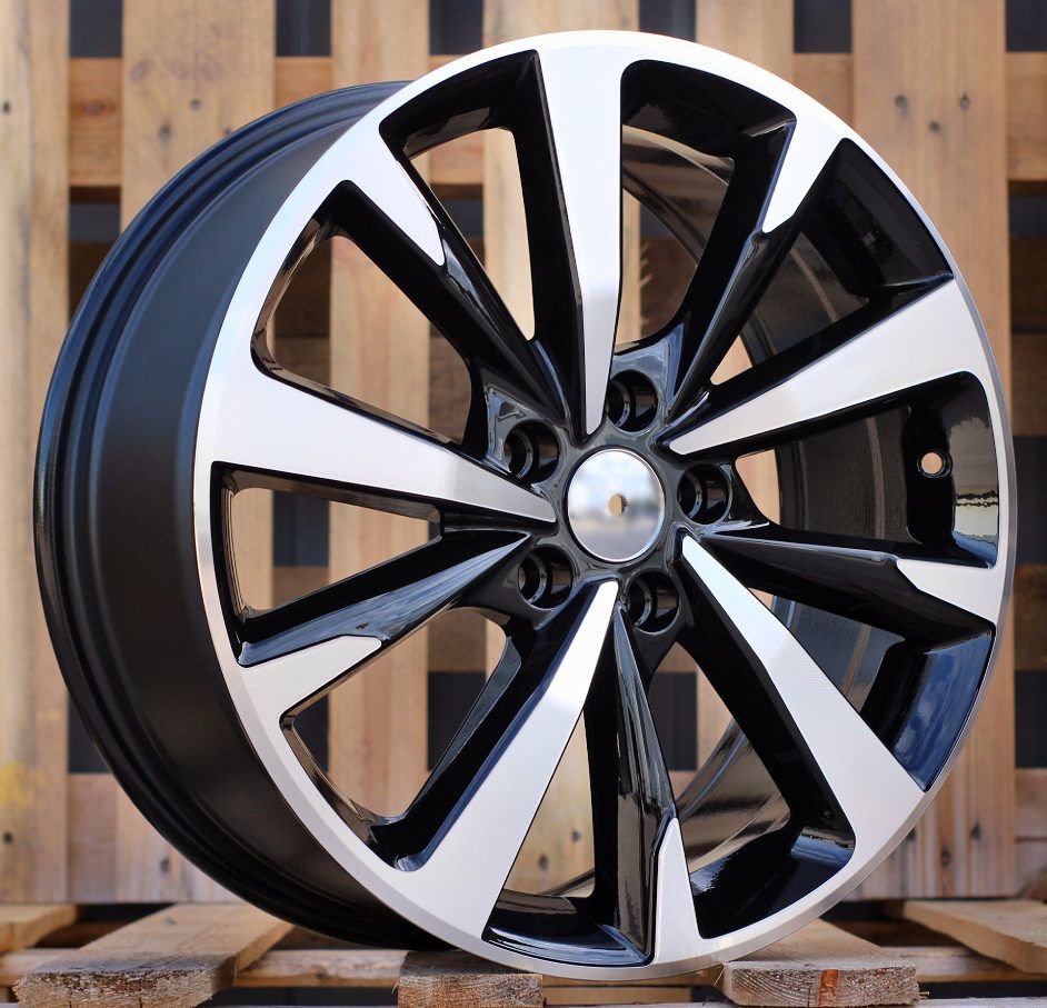  R18x7.5 5X112 ET 46 57.1 B5869 Black Polished (MB) For SEAT (K2) 7.5x18 ET46 5x112