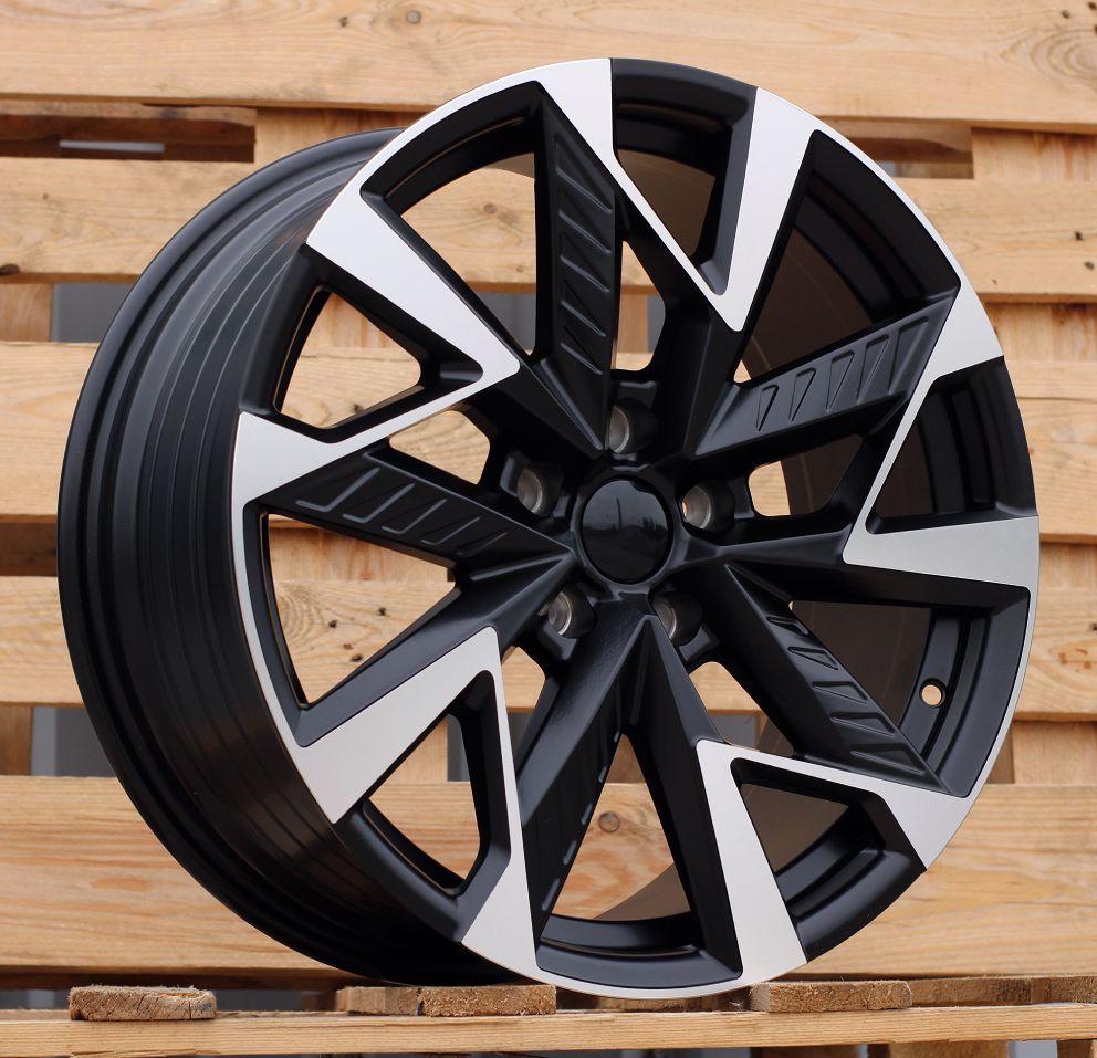  R18x8 5X112 ET 40 57.1 YF0443 Black Polished Half Matt (MBHM) For CUPRA (P1) (HYBRID FORGED) 8x18 ET40 5x112