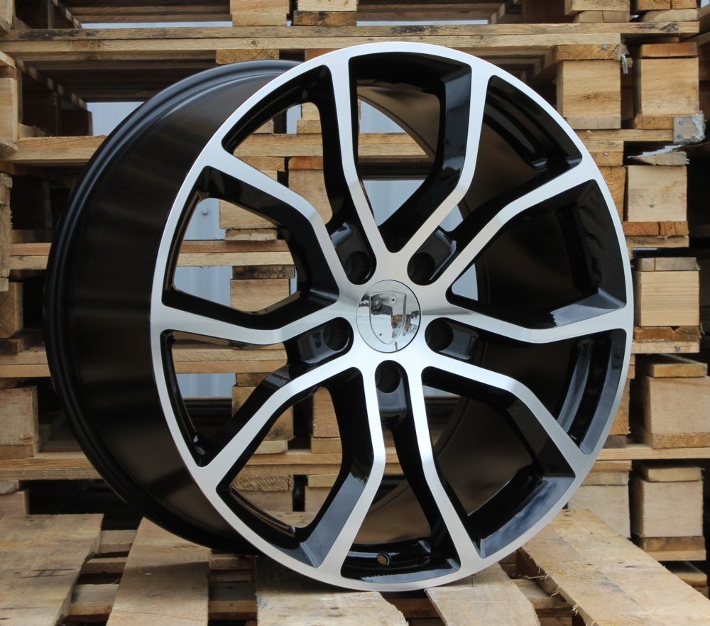  R21x9.5 5X130 ET 46 71.6 B5362 Black Polished (MB) For PORCH (K4) (Rear+Front) 9.5x21 ET46 5x130