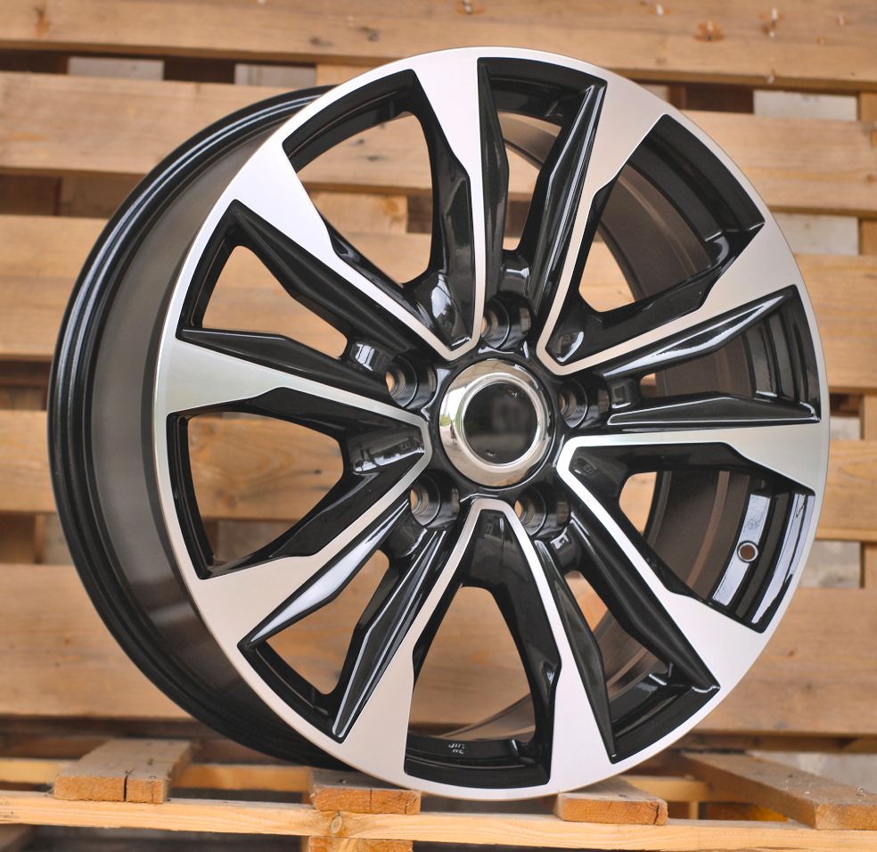  R20x8.5 5X150 ET 45 110.1 H869F Black Polished (MB) For TOYOT (K7) (HYBRID FORGED) 8.5x20 ET45 5x150