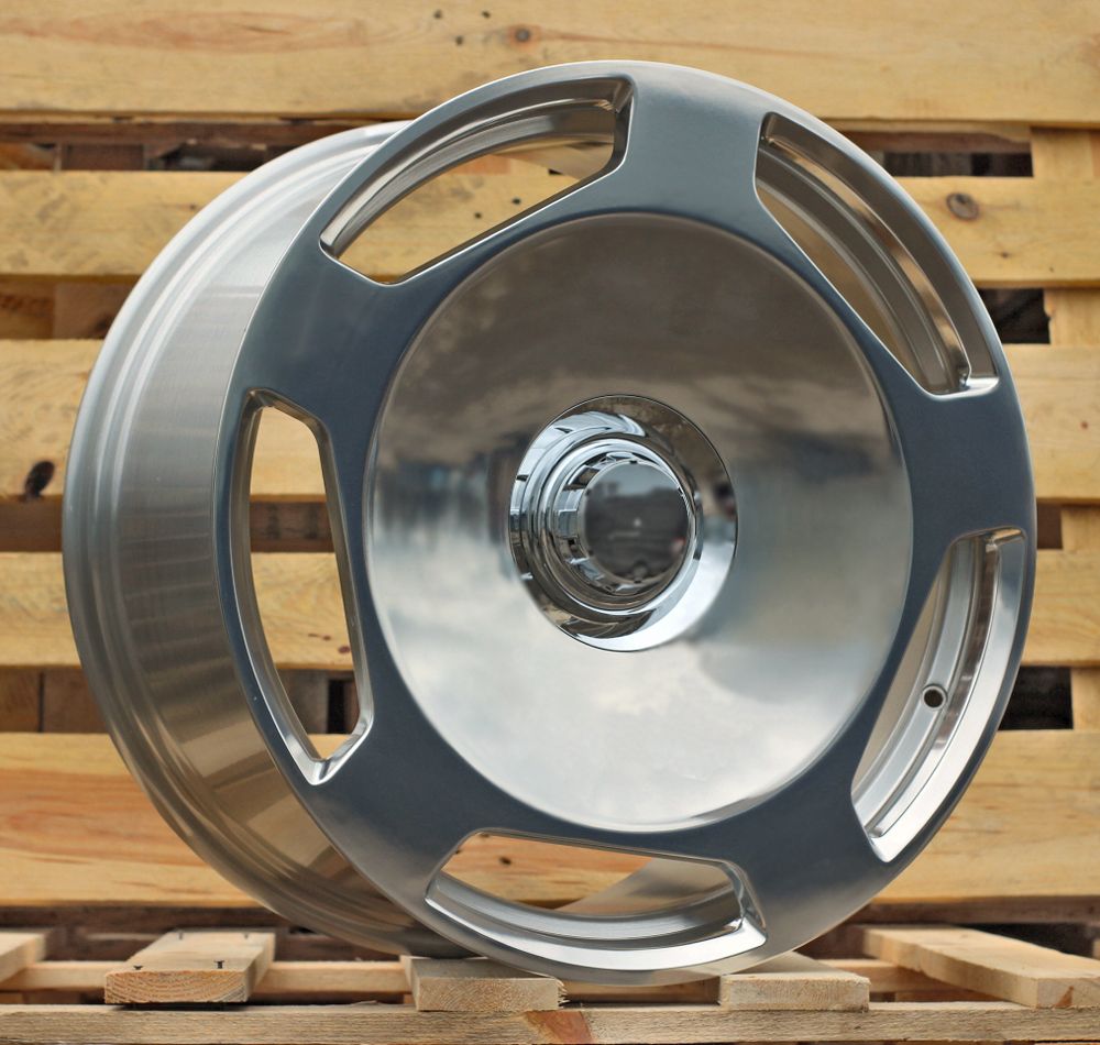 R20x8.5 5X112 ET 36 66.6 FBX052 Full Polished (FPL) For MER (Z5) (HYBRID FORGED Rear+Front) 8.5x20 ET36 5x112