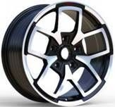  R18x8 5X127 ET 35 71.5 FBX373 Black Polished Half Matt (MBHM) For JEEP (Z4) (HYBRID FORGED) 8x18 ET35 5x127