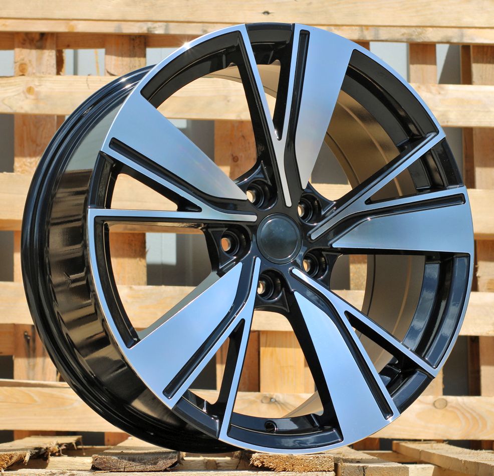  R18x8 5X112 ET 45 57.1 B1988 Black Polished (MB) For VW (Z1) 8x18 ET45 5x112
