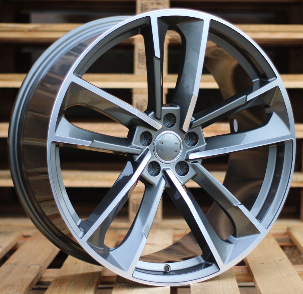 R20x9 5X112 ET 30 66.5 XFE81 (A5395) Grey Polished (MG) For AUD (P) 9x20 ET30 5x112