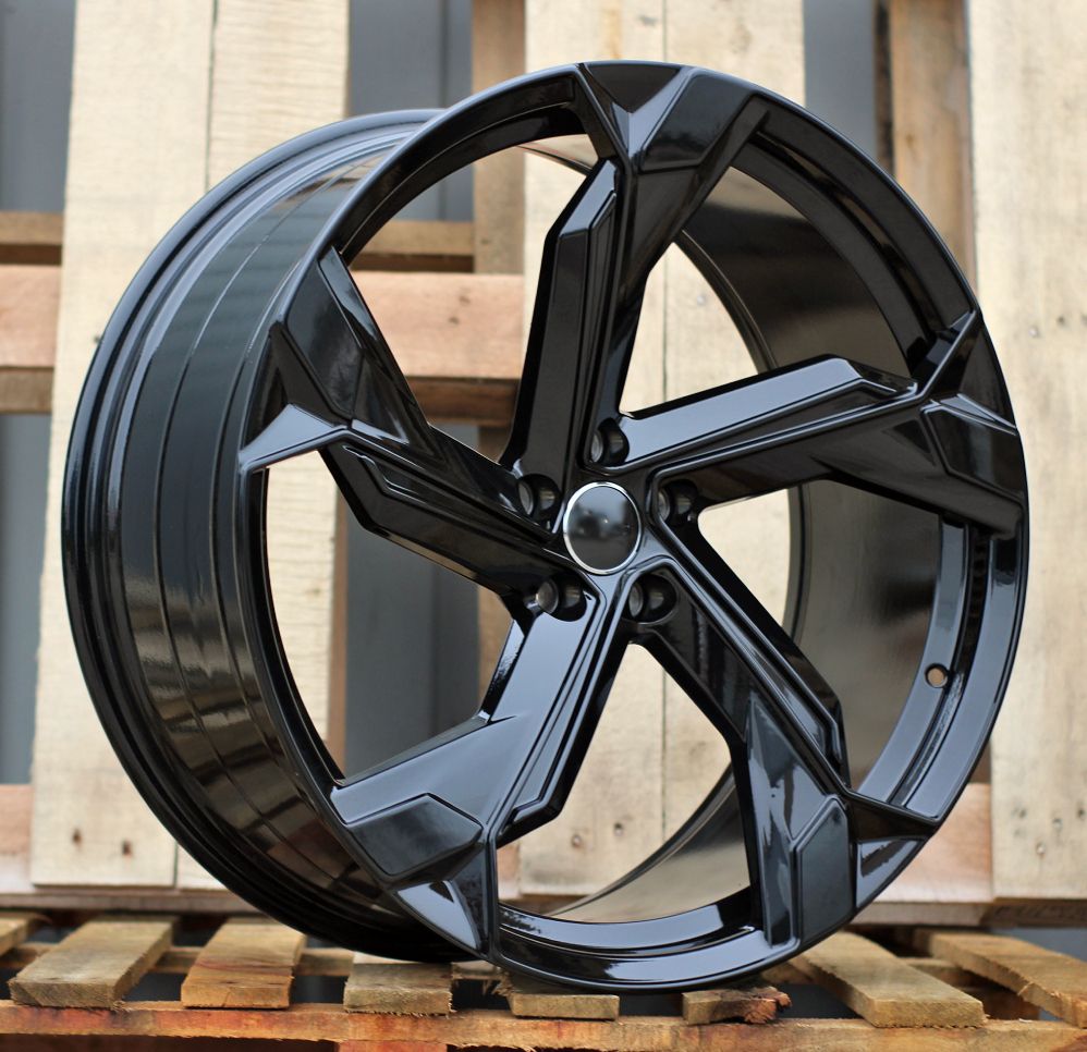  R22x9.5 5X112 ET 26 66.5 Y1201 (FBX150) Black (BL) For AUD (Z6) (HYBRID FORGED) 9.5x22 ET26 5x112