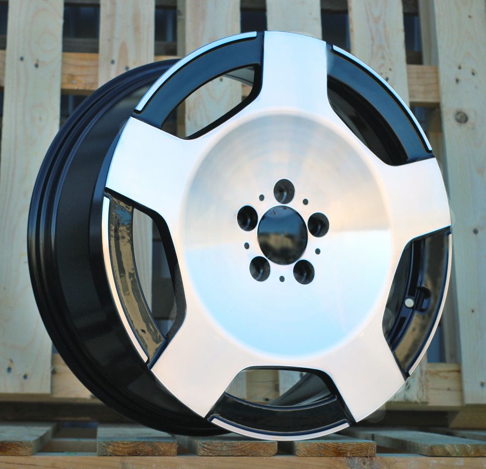  R19x8 5X112 ET 52 66.6 IN3518F Black Polished (MB) For MER (Z5+M) (HYBRID FORGED V-Class/Vito (max 1075kg)) 8x19 ET52 5x112