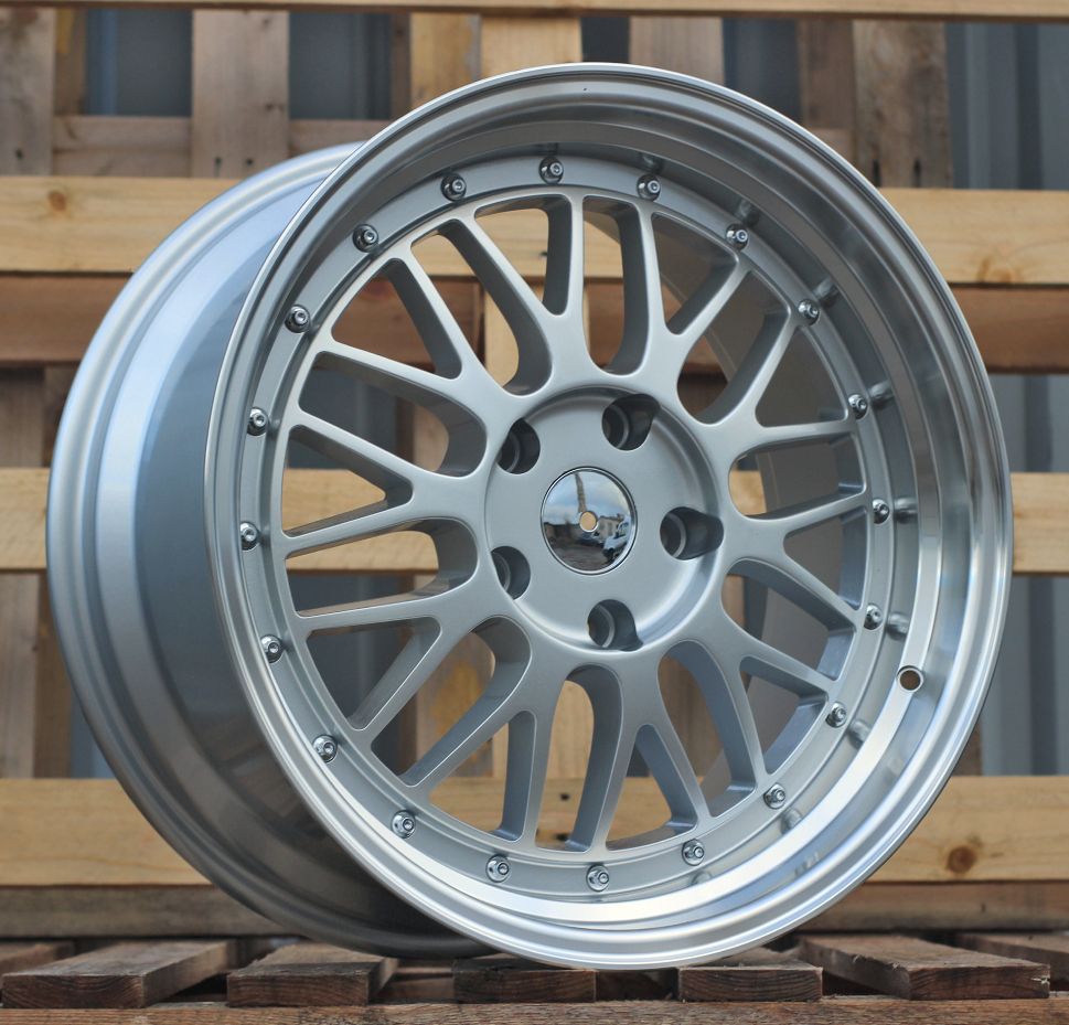 R16x7 5X120 ET 40 72.6 A1025 (REW031) Silver+Polished Lip (SP) For BMW (K8) 7x16 ET40 5x120