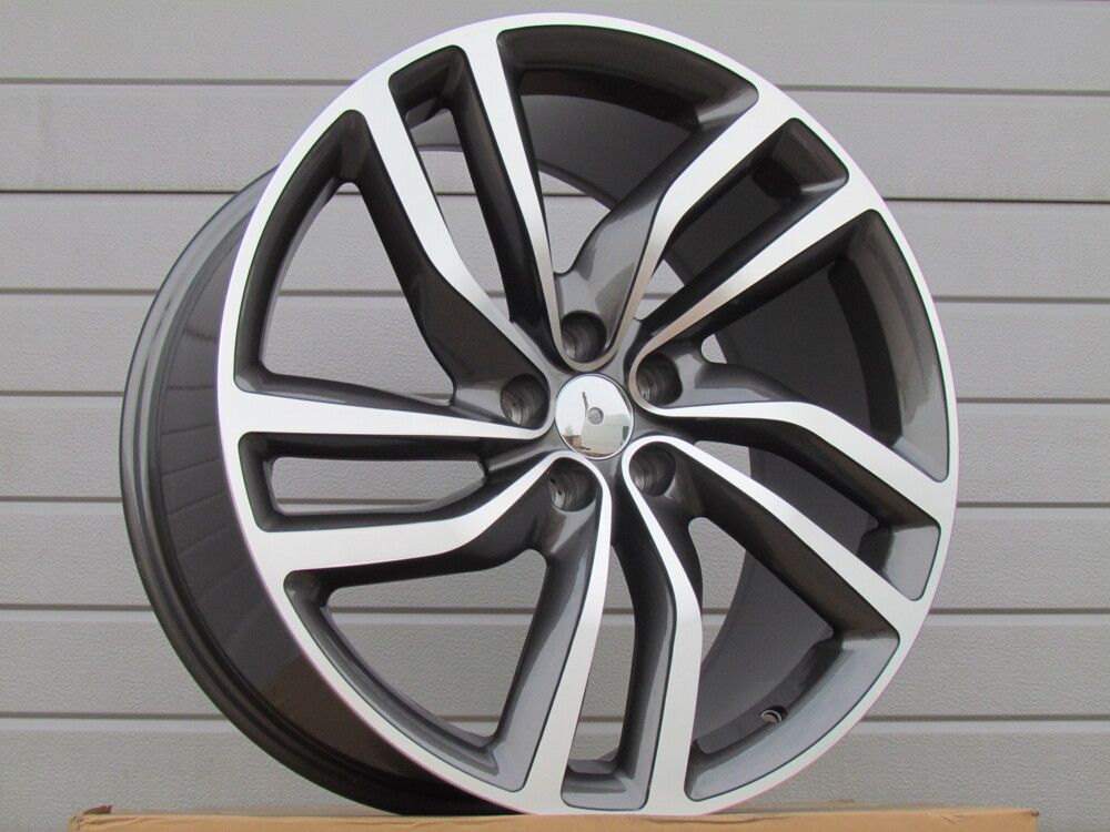  R20x8.5 5X108 ET 40 63.4 HE721 (A394) Grey Polished (MG) For JAGUAR (Z6) 8.5x20 ET40 5x108