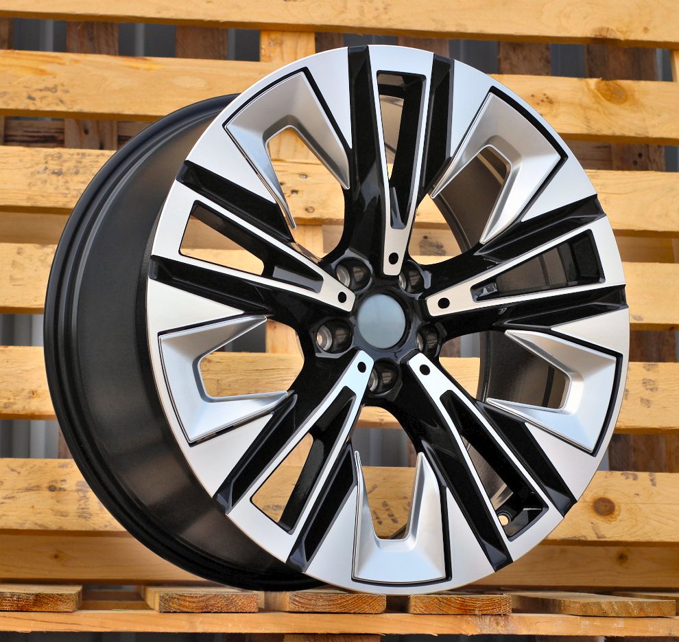 R20x8.5 5X112 ET 28 66.5 H3521F Black Polished (MB) For BMW (M) (HYBRID FORGED BMW 5/ I5 Rear+Front) 8.5x20 ET28 5x112