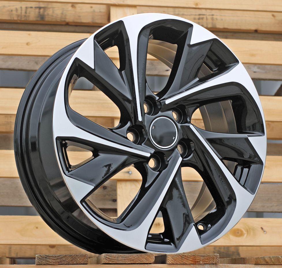 R17x7 5X114.3 ET 50 60.1 XFE89 (BYD2010) Black Polished (MB) For TOYOT (Z2+Z1) 7x17 ET50 5x114.3