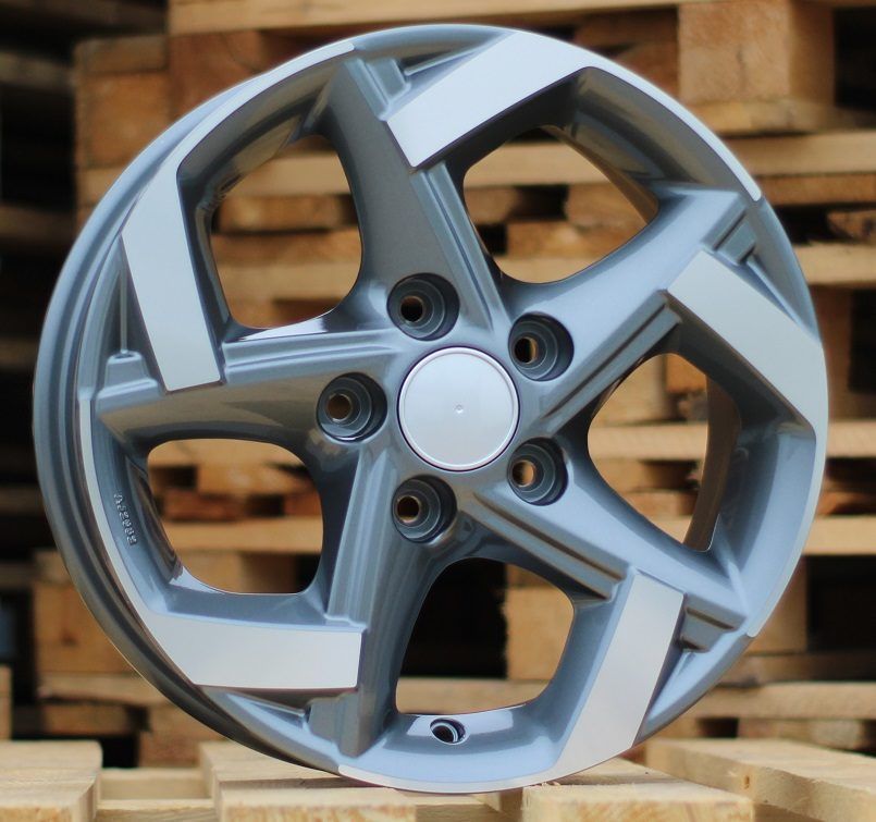  R15x6 5X114.3 ET 39 67.1 B0121 Grey Polished (MG) For HYUND (D2) () 6x15 ET39 5x114.3