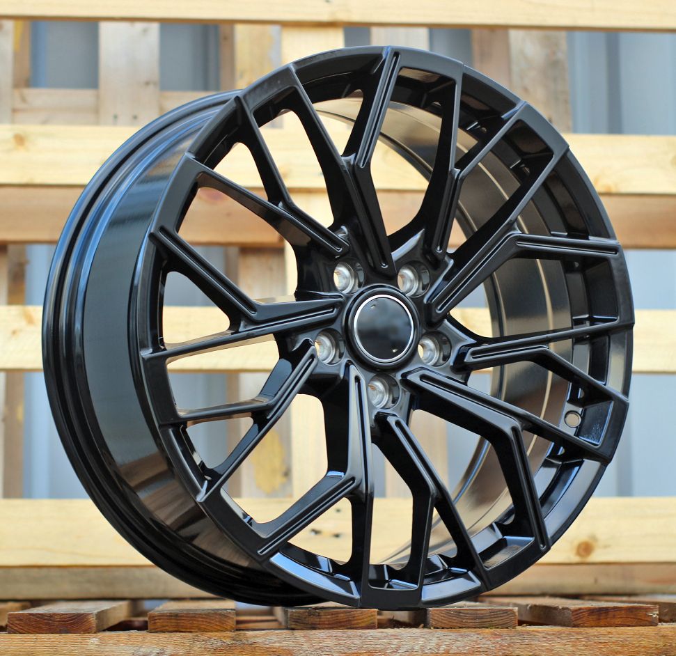 R18x8 5X112 ET 45 66.45 A1007 Gloss Black (GB) For AUD (K8) 8x18 ET45 5x112
