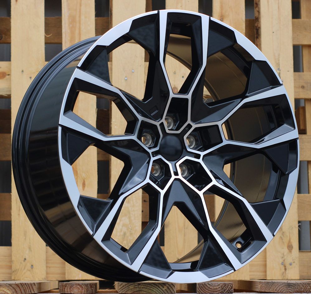  R22x10.5 5X112 ET 43 66.6 I5592 Black Polished (MB) For BMW (P2) (NEW X7 (Rear+Front)) 10.5x22 ET43 5x112