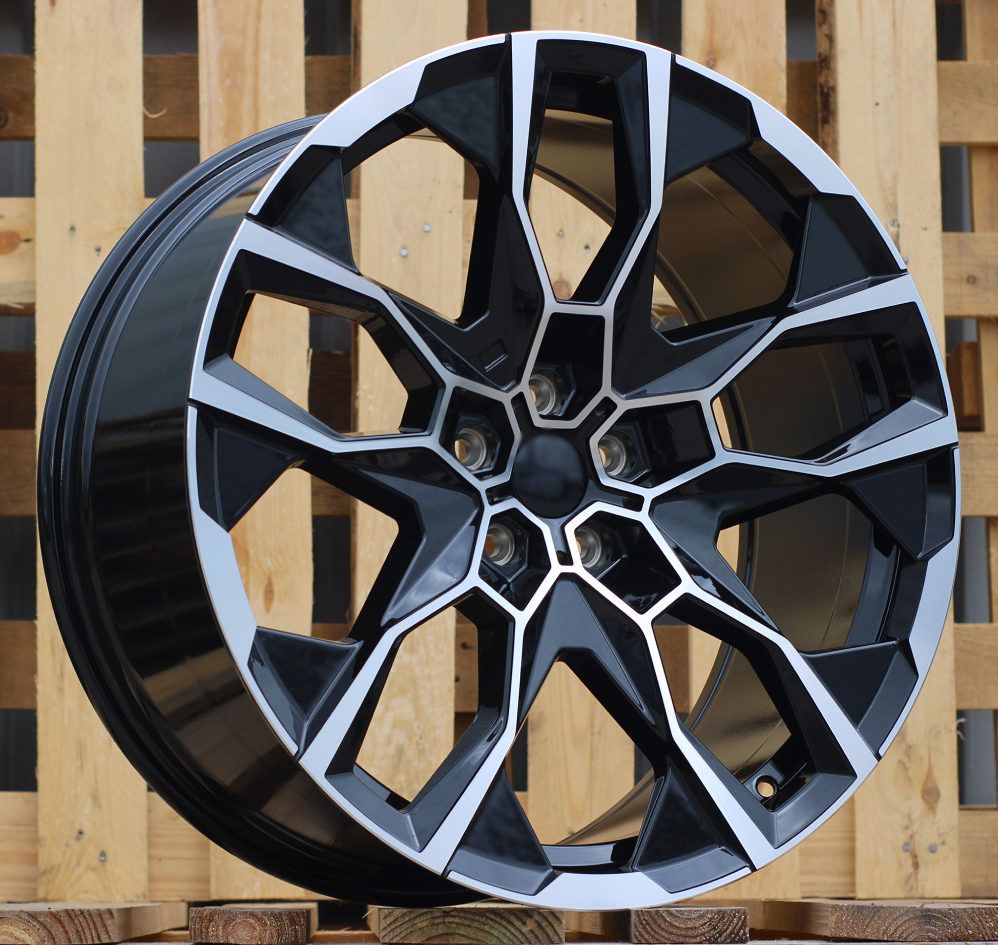 ALU PLATIŠČA R22x9.5 5X112 ET 32 66.6 I5592 Black Polished (MB) BMW (A) (Rear+Front) 9.5x22 ET32 5x112