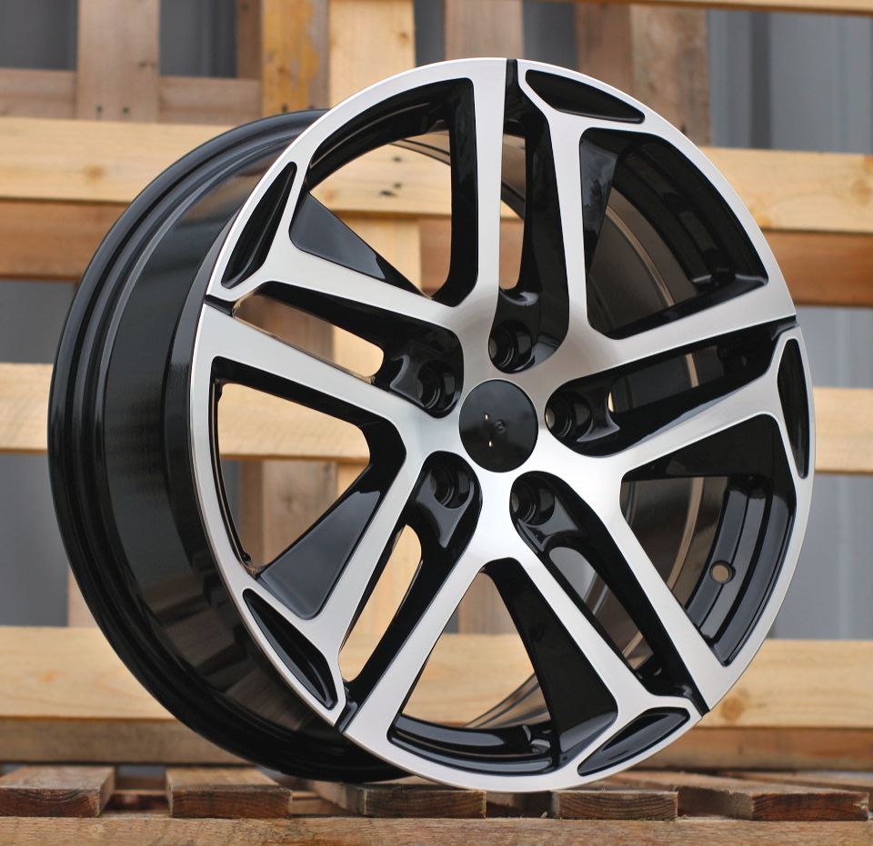  R17x7.5 5X108 ET 44 65.1 PG534 (BK5516) Black Polished (MB) For PEUG (K2) 7.5x17 ET44 5x108