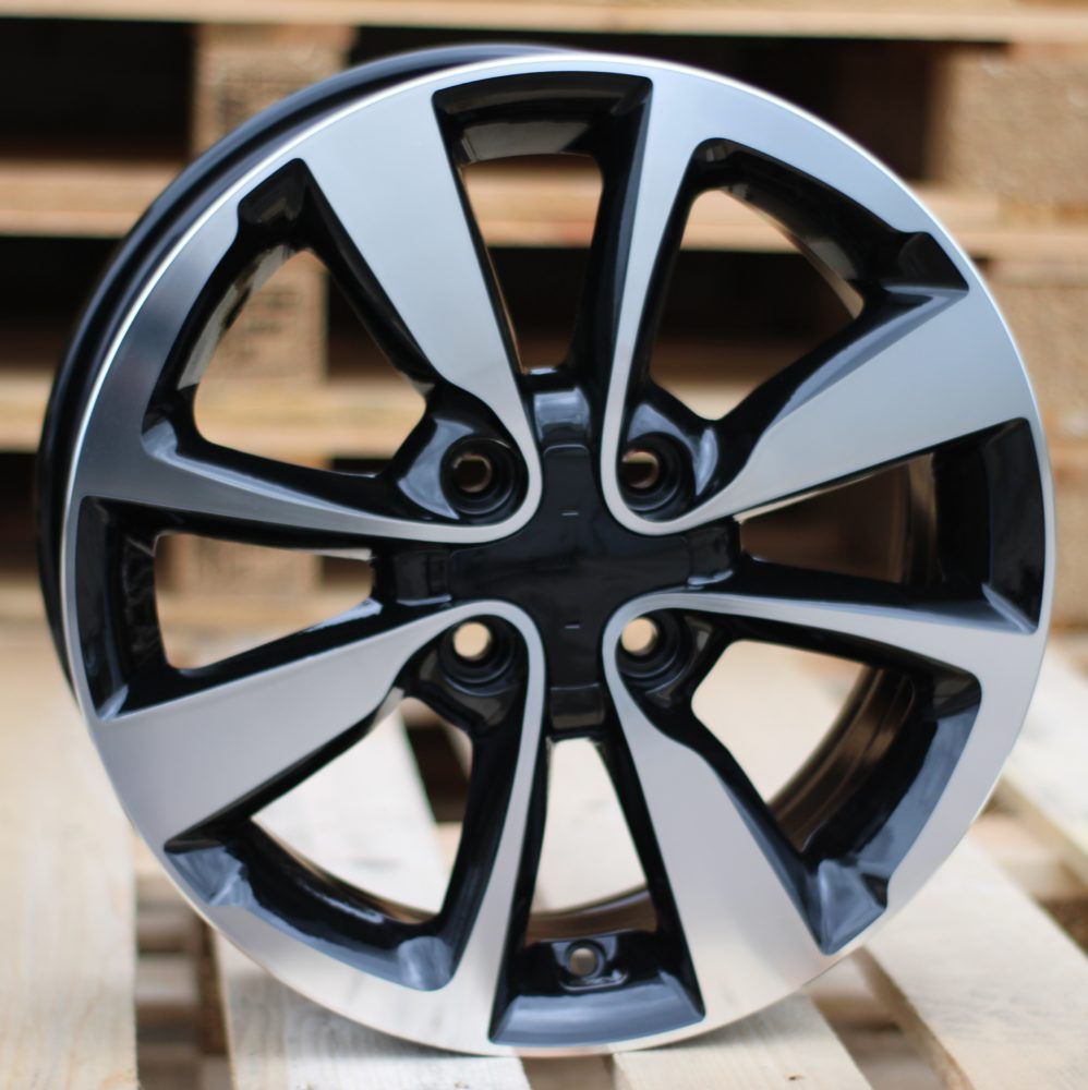  R16x6 4X100 ET 50 54.1 B1122 Black Polished (MB) For HYUND (Z2) 6x16 ET50 4x100